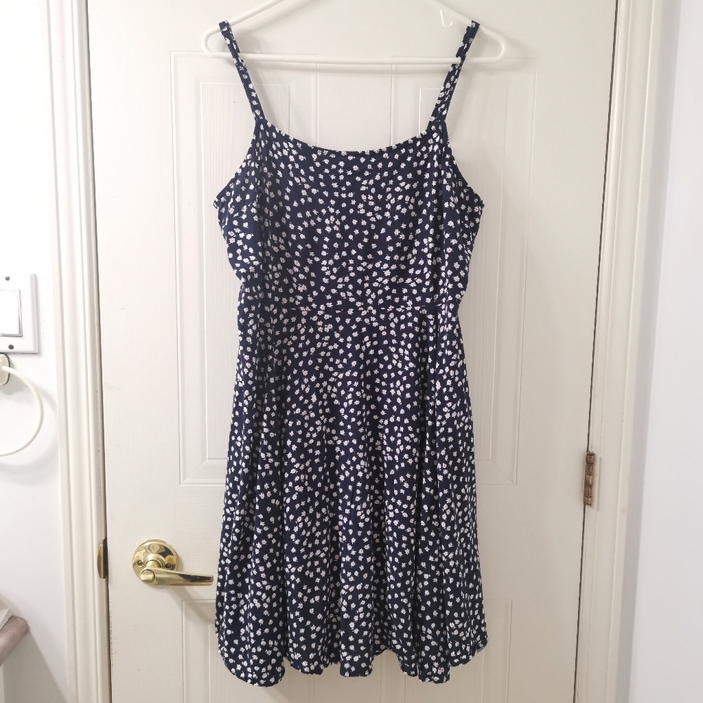 Gap Navy/White Dress